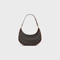 Ava Bag IN Triomphe Canvas and calfskin - Tan - TOP-HANDLE BAGS - 2 | CELINE