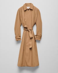 mac coat IN WOOL - CAMEL -  - 1 | CELINE