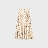 jupe twill soie - CREAM/TAN -  - 2 | CELINE