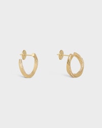 BO Torsion en Or Jaune et Diamants - Or Jaune - CADEAUX D'EXCEPTION - 2 | CELINE