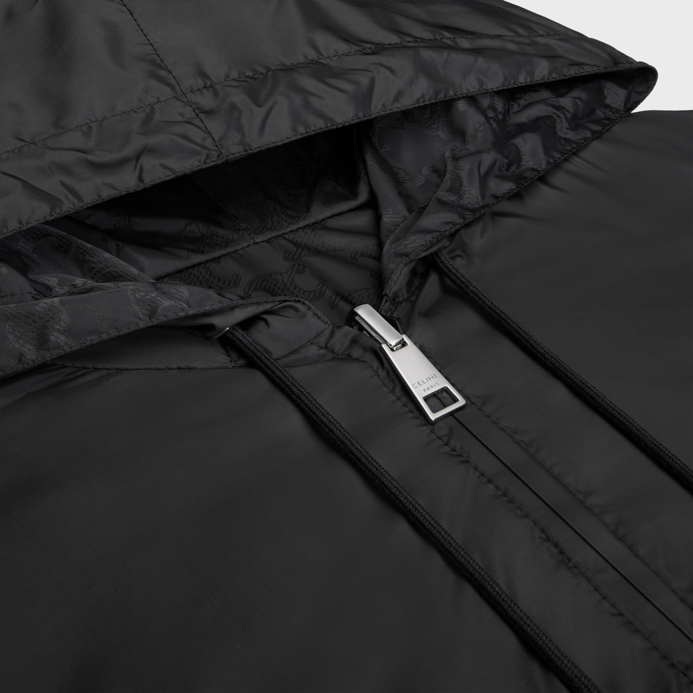windbreaker IN light nylon - BLACK | CELINE