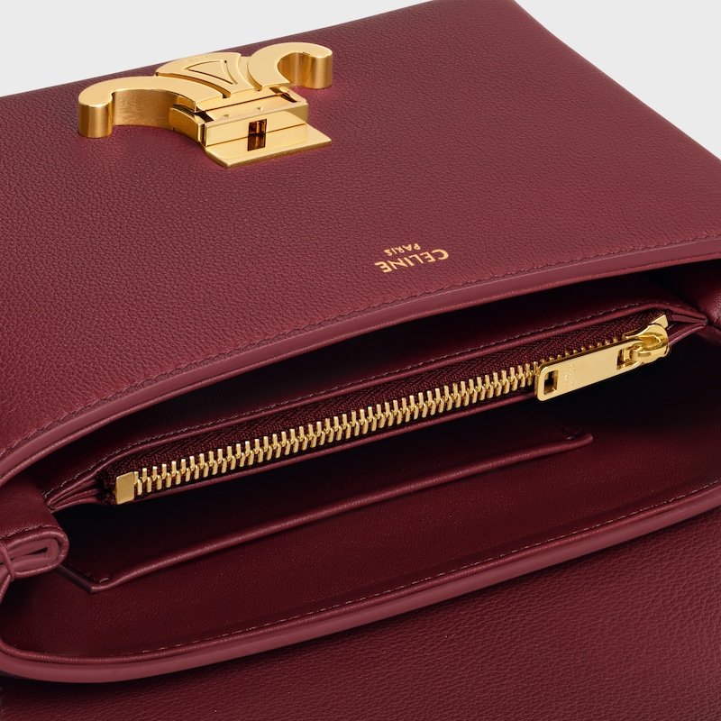 SAC NINO TEEN VEAU LISSE SATINE - BORDEAUX CLAIR - NINO - 1 | CELINE