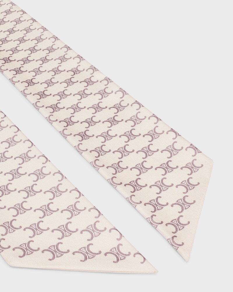 lavalliere in triomphe silk twill - ROSE DAHLIA -  - 1 | CELINE