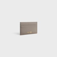 PORTE CARTES VEAU SOUPLE GRAINé - GALET / BLEU CLAIR - PORTE-CARTES - 2 | CELINE