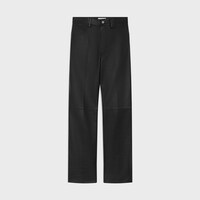 boyfriend jeans 002 IN soft lambskin - BLACK -  - 1 | CELINE
