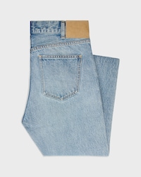 marco jeans in steel blue wash denim - STEEL BLUE WASH -  - 2 | CELINE