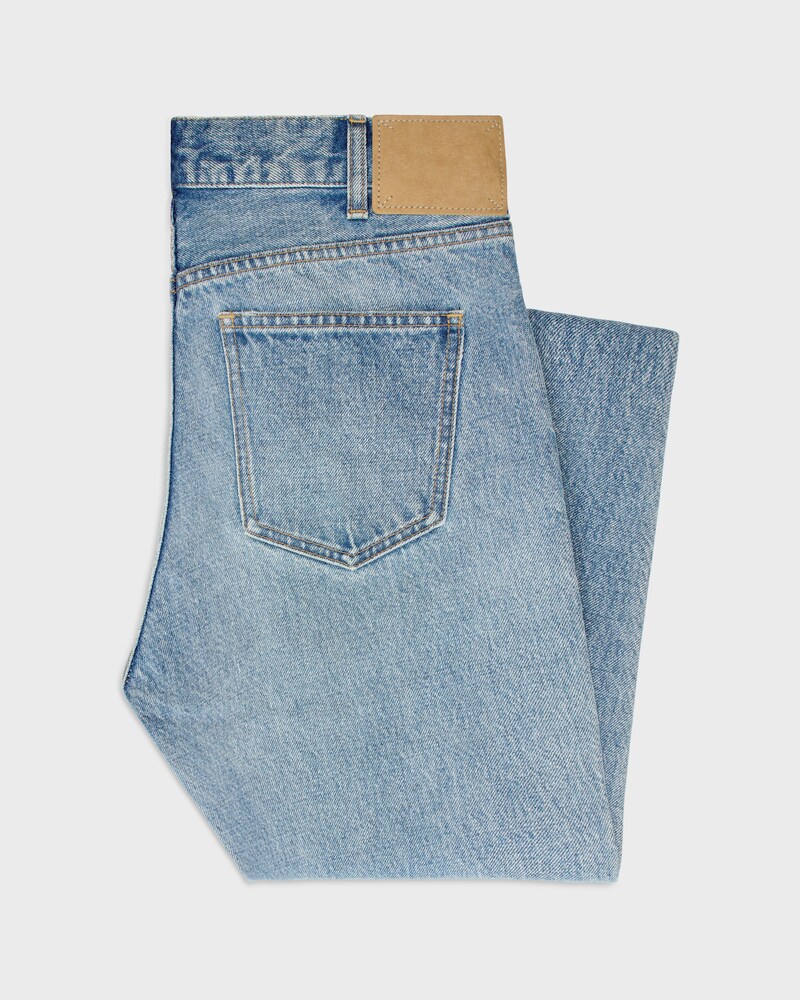 jeans marco denim steel blue wash - STEEL BLUE WASH -  - 1 | CELINE