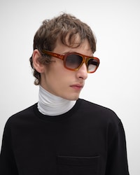 Black Frame 62 sunglasses in Acetate - GRADIENT ORANGE -  - 2 | CELINE