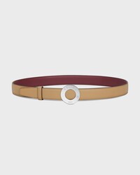 Reversible Strap 25MM IN Smooth and Grained Calfskin -  -  - 1 | CELINE