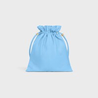 PEQUENA POUCH CRISTAL EM COURO DE CORDEIRO - AZUL CÉU - MÁS - 2 | CELINE