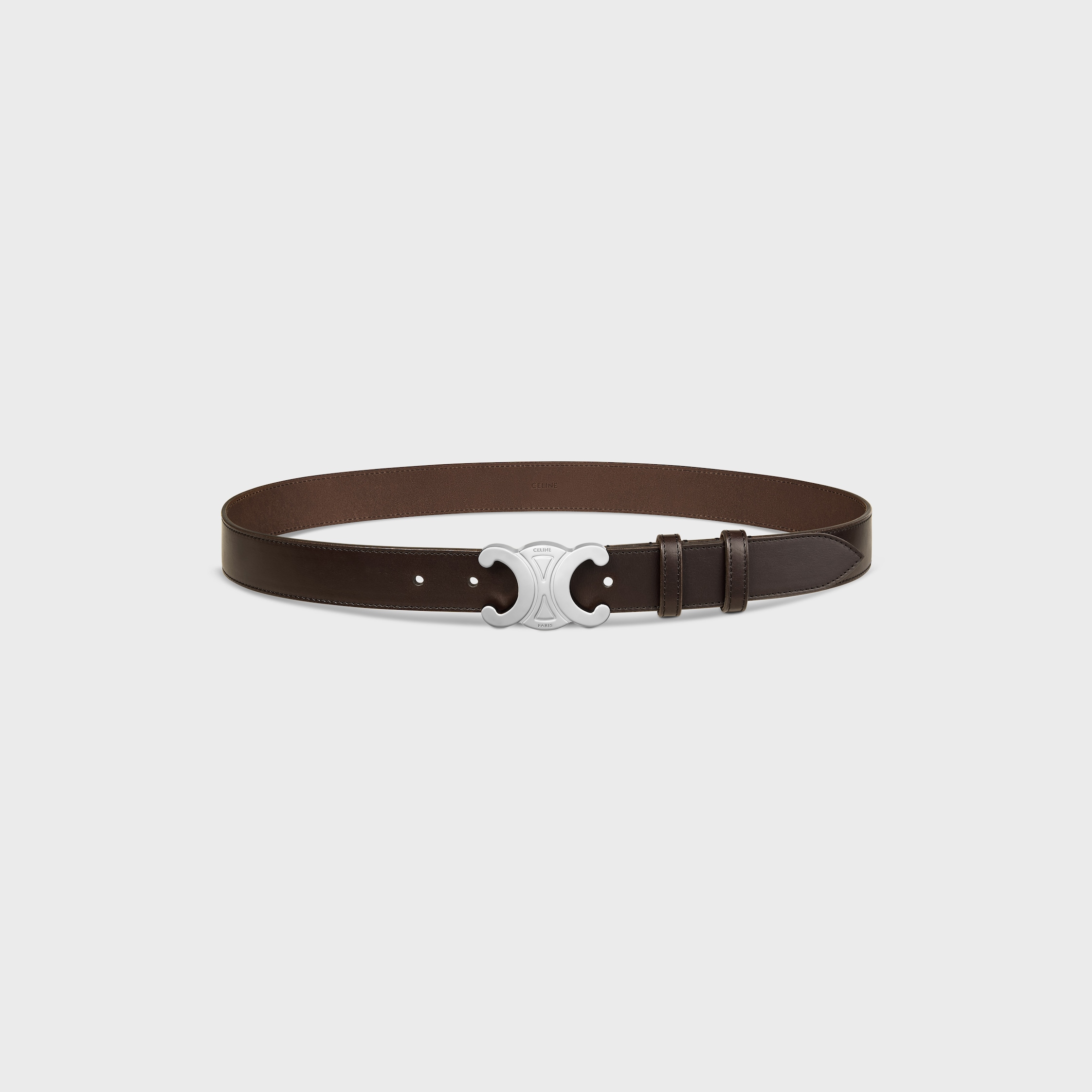 CELINE Triomphe Belt 30MM in VINTAGE CALFSKIN