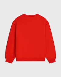 sweatshirt IN cotton fleece - Red cyclist/ bleu denim -  - 2 | CELINE