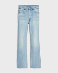 dylan flared jeans in sweet honey wash denim - SWEET HONEY WASH -  - 1 | CELINE