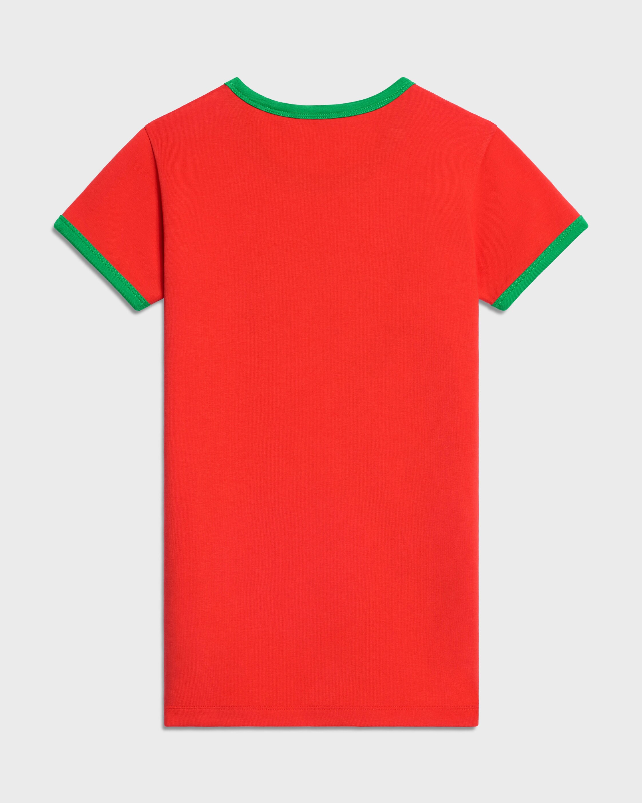 ハリーズ パリ バー Tシャツ / リブ編みコットンジャージー - レッド