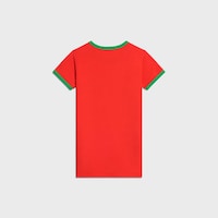 HARRY’S BAR PARIS t-shirt IN ribbed cotton jersey - RED / GREEN -  - 2 | CELINE