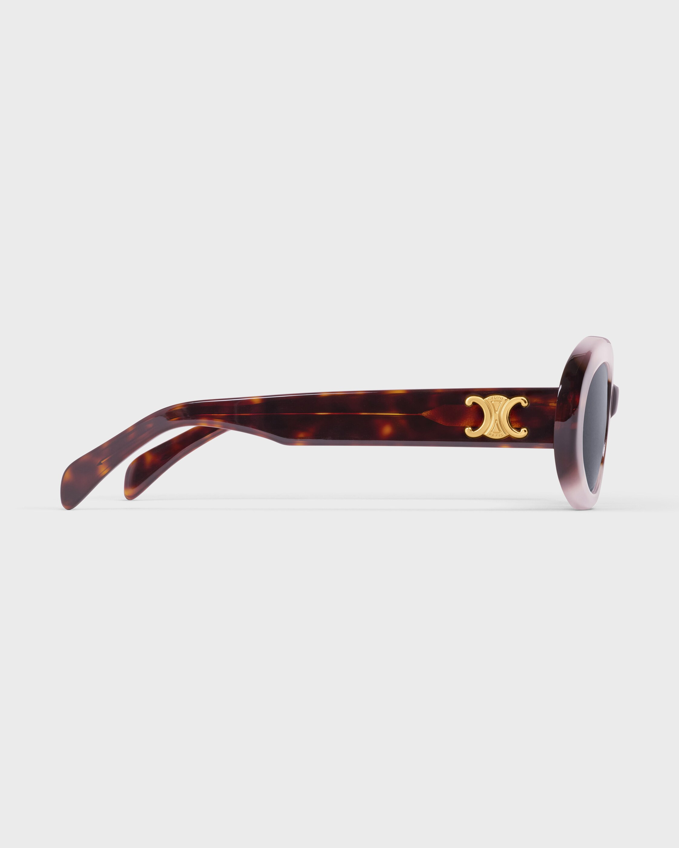 Triomphe 01 sunglasses in Acetate - Gradient Pink / Havana | CELINE