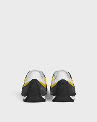 RACER SNEAKER IN NYLON, SUEDE CALFSKIN AND CALFSKIN - YELLOW/DARK GREY -  - 2 | CELINE