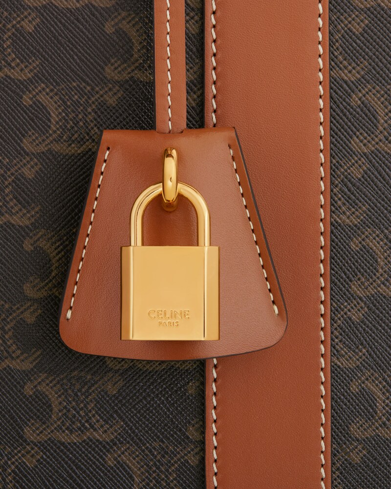 Soft Luggage 70 in Triomphe Canvas and Calfskin - TAN - HAND-PICKED GIFTS - 1 | CELINE