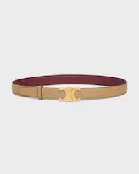 Reversible Strap 25MM IN Smooth and Grained Calfskin -  -  - 1 | CELINE