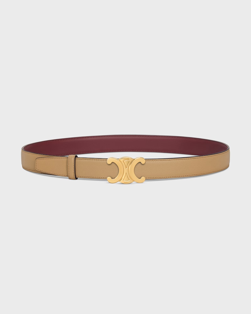 Reversible Strap 25MM IN Smooth and Grained Calfskin -  -  - 1 | CELINE
