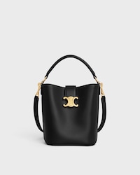 SMALL BUCKET LOUISE IN SMOOTH CALFSKIN - BLACK - LOUISE - 1 | CELINE