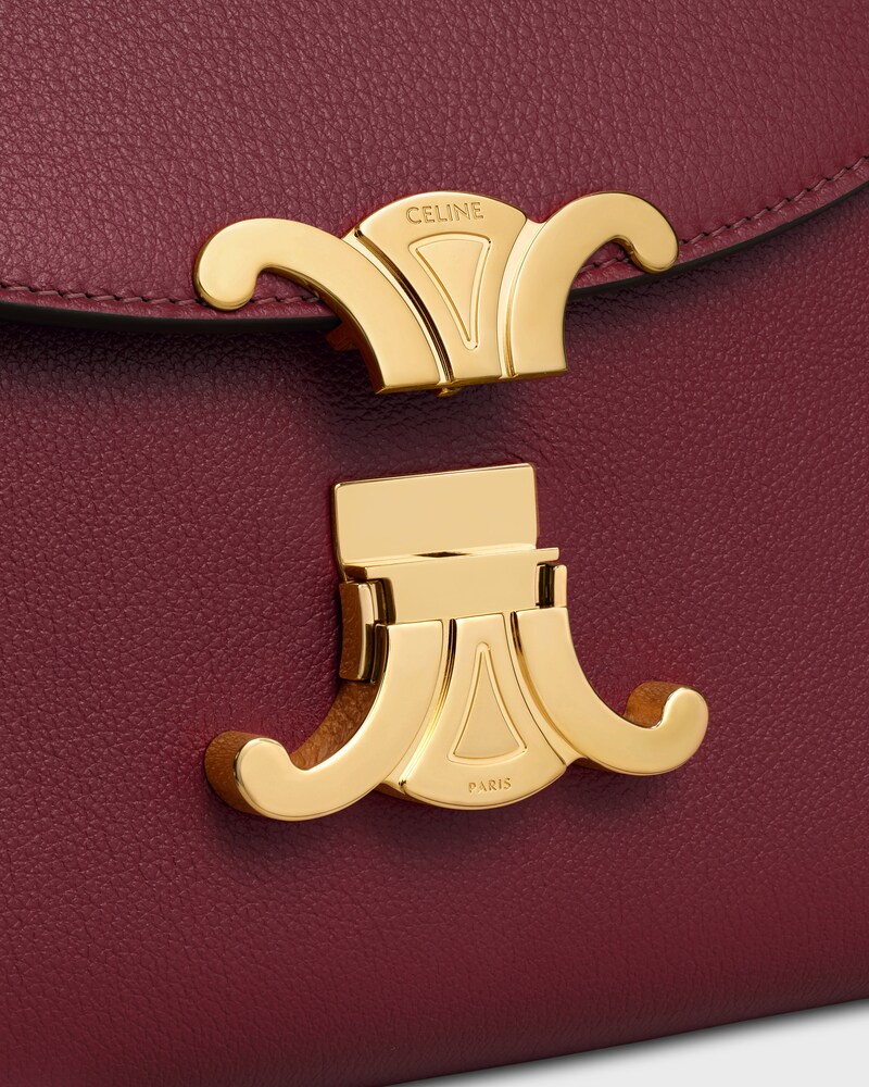 BORSA NINO TEEN MORBIDA IN PELLE DI VITELLO GRANATA - BORDEAUX CHIARO - NINO - 1 | CELINE
