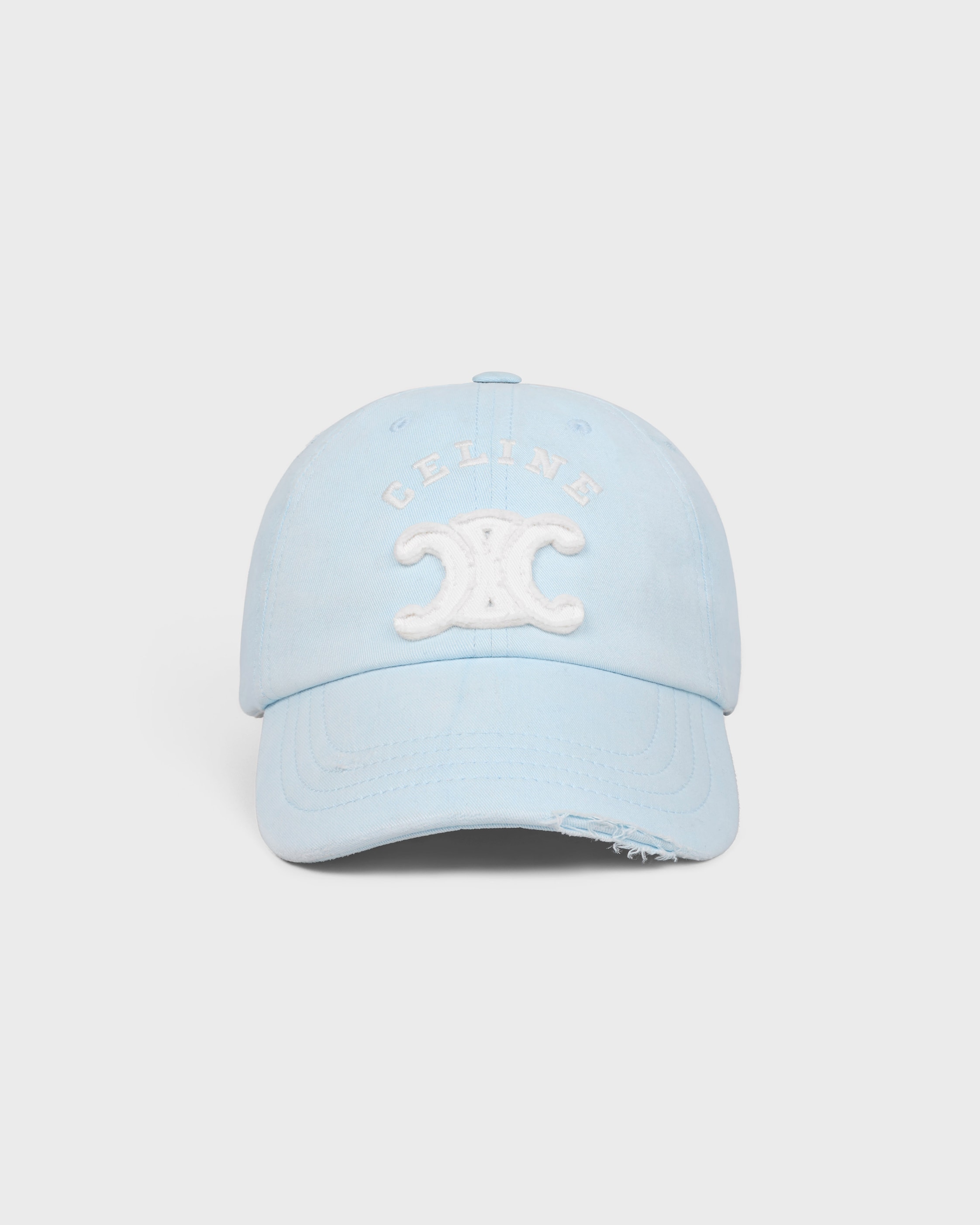 vivienne cap IN LIGHT COTTON GABARDINE - FADED BLUE | CELINE