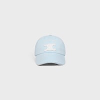vivienne cap IN LIGHT COTTON GABARDINE - FADED BLUE -  - 2 | CELINE