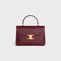 MEDIUM NINO BAG IN SUPPLE GRAINED CALFSKIN - LIGHT BURGUNDY - CROSS-BODY BAGS - 1 | CELINE