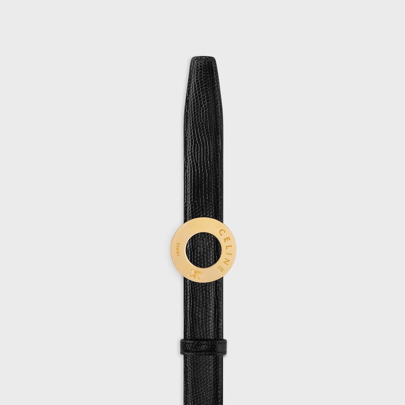 Reversible Strap 25MM IN TAURILLON AND LIZARD EMBOSSED CALFSKIN -  -  - 1 | CELINE
