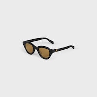Triomphe Mini 01 sunglasses in Acetate - BLACK -  - 2 | CELINE