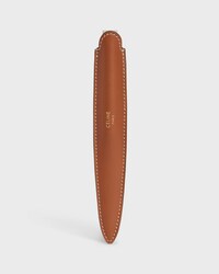Letter Opener in Steel and calfskin CASE - TAN - CELINE MAISON - 2 | CELINE