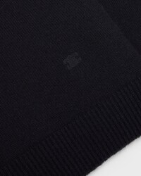 TRIOMPHE V-NECK SWEATER IN HERITAGE CASHMERE - BLACK -  - 2 | CELINE