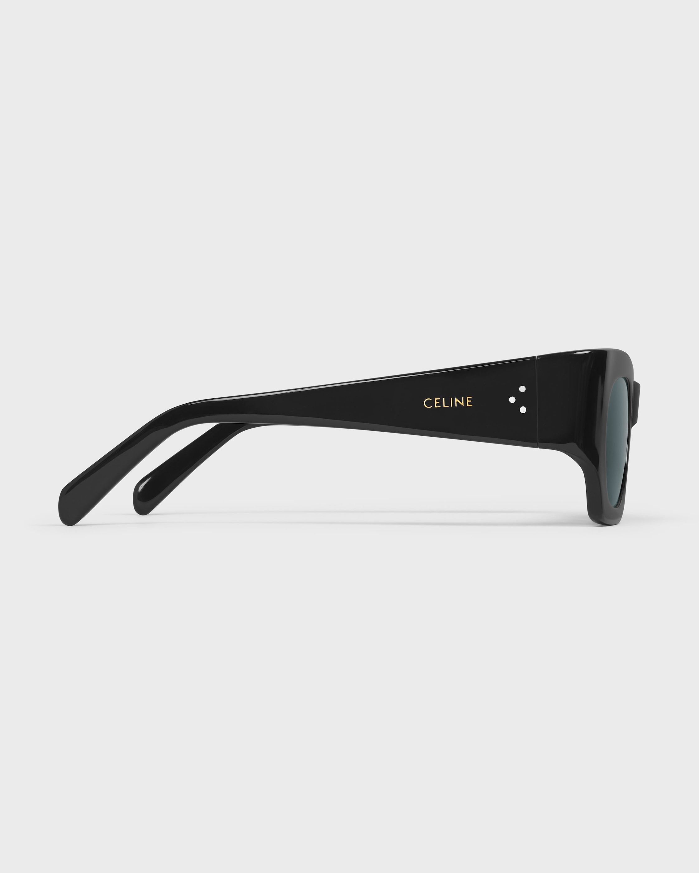 Graphic S333 sunglasses in Acetate - BLACK | CELINE