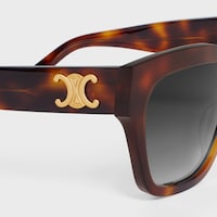 Triomphe 09 Sunglasses in Acetate - CLASSIC HAVANA -  - 2 | CELINE