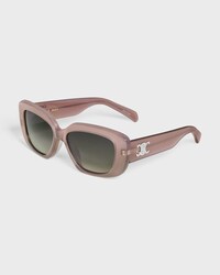 Triomphe 04 Sunglasses in Acetate - MILKY HAZELNUT -  - 2 | CELINE