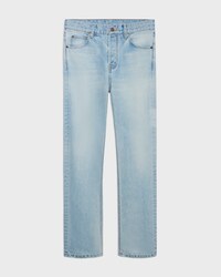 กางเกงยีนส์ kurt ผ้าคอตตอนเดนิม - สีบลูสกายอ่อน -  - 1 | CELINE