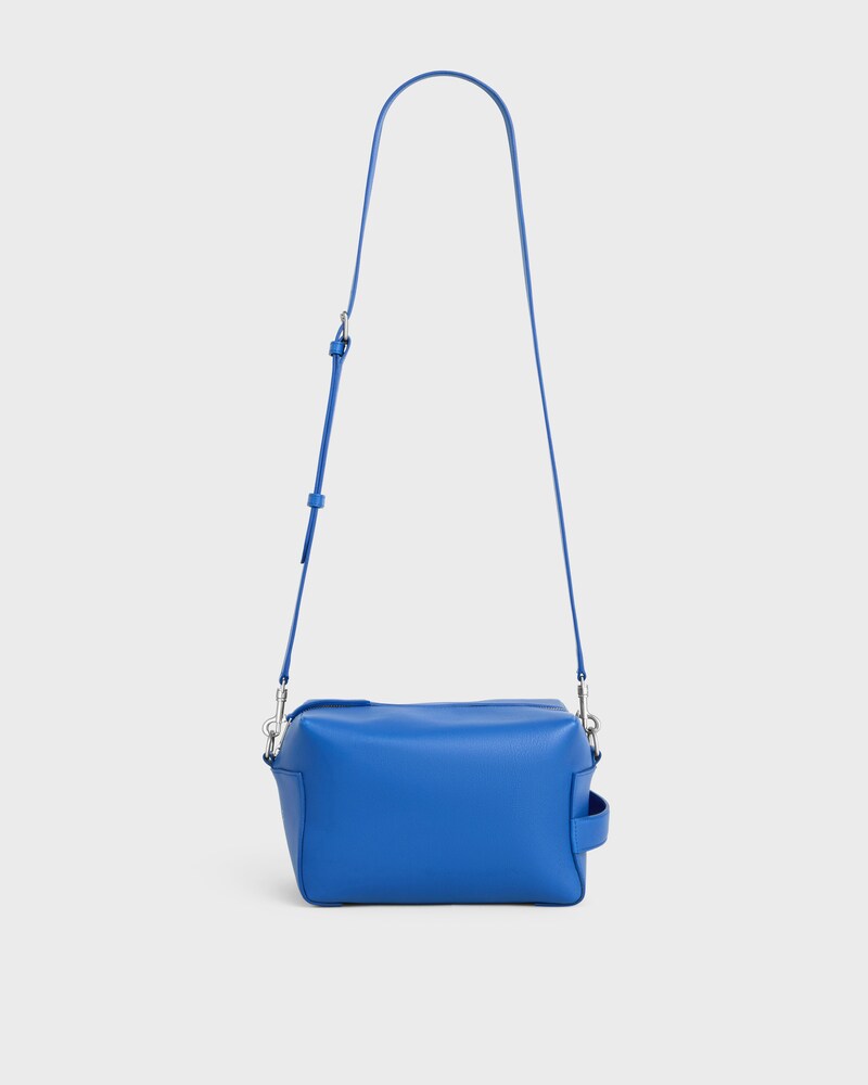 CROSSBODY BAG TAKE AWAY IN SMOOTH CALFSKIN - OXIDE BLUE - CROSS-BODY BAGS - 1 | CELINE