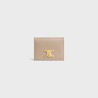 バイフォールド トリオンフ カードホルダー / シャイニーカーフスキン - サファリ - 新作 - 1 | CELINE
