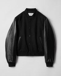 teddy jacket IN TEXTURED WOOL - BLACK -  - 1 | CELINE