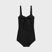 balconette swimsuit IN matte jersey - BLACK -  - 2 | CELINE