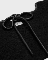 peplum IN cashmere and wool natté - BLACK -  - 2 | CELINE