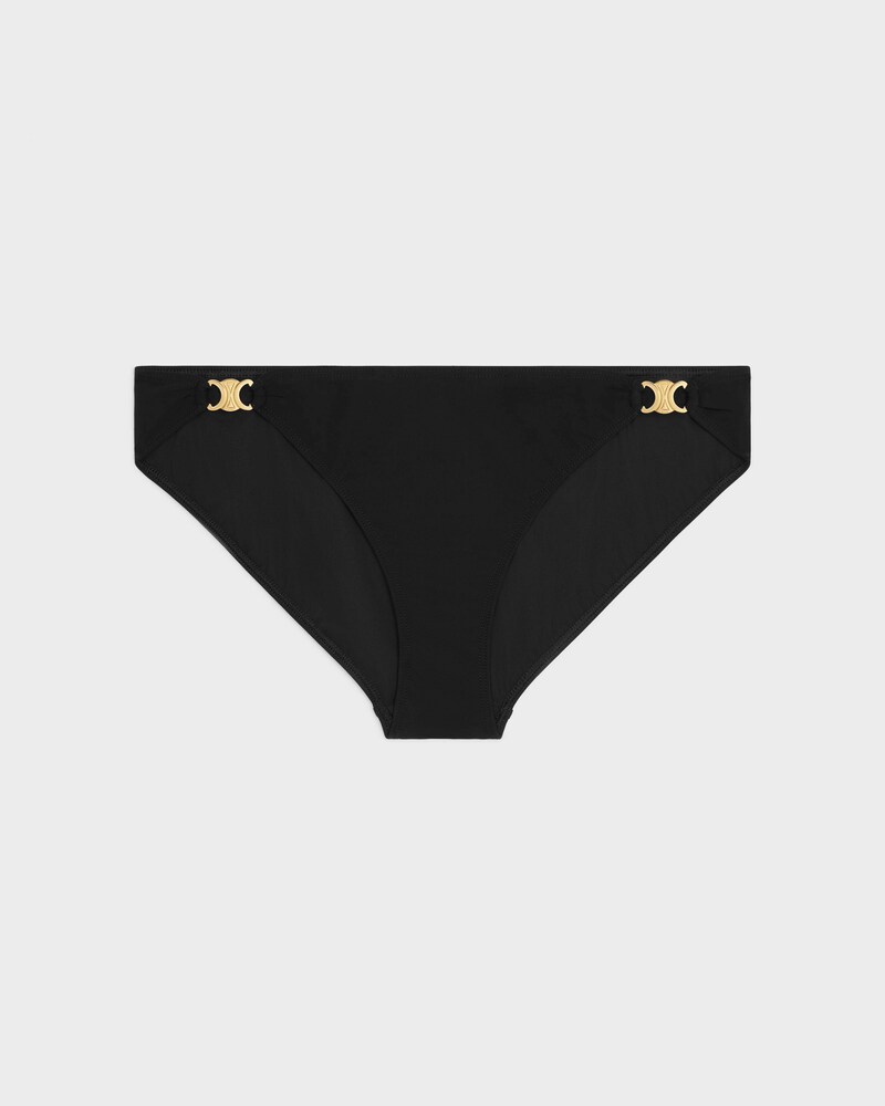 Slip costume da bagno in jersey opaco - NERO -  - 1 | CELINE