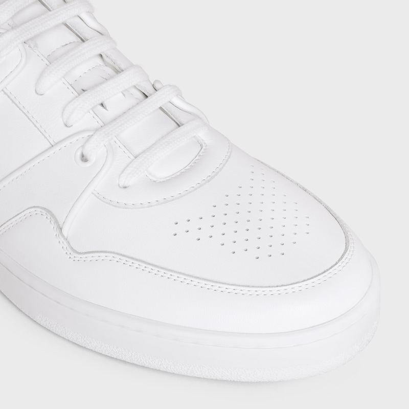 CELINE TRAINER CT-04 LOW LACE-UP SNEAKER in CALFSKIN - OPTIC WHITE -  - 1 | CELINE