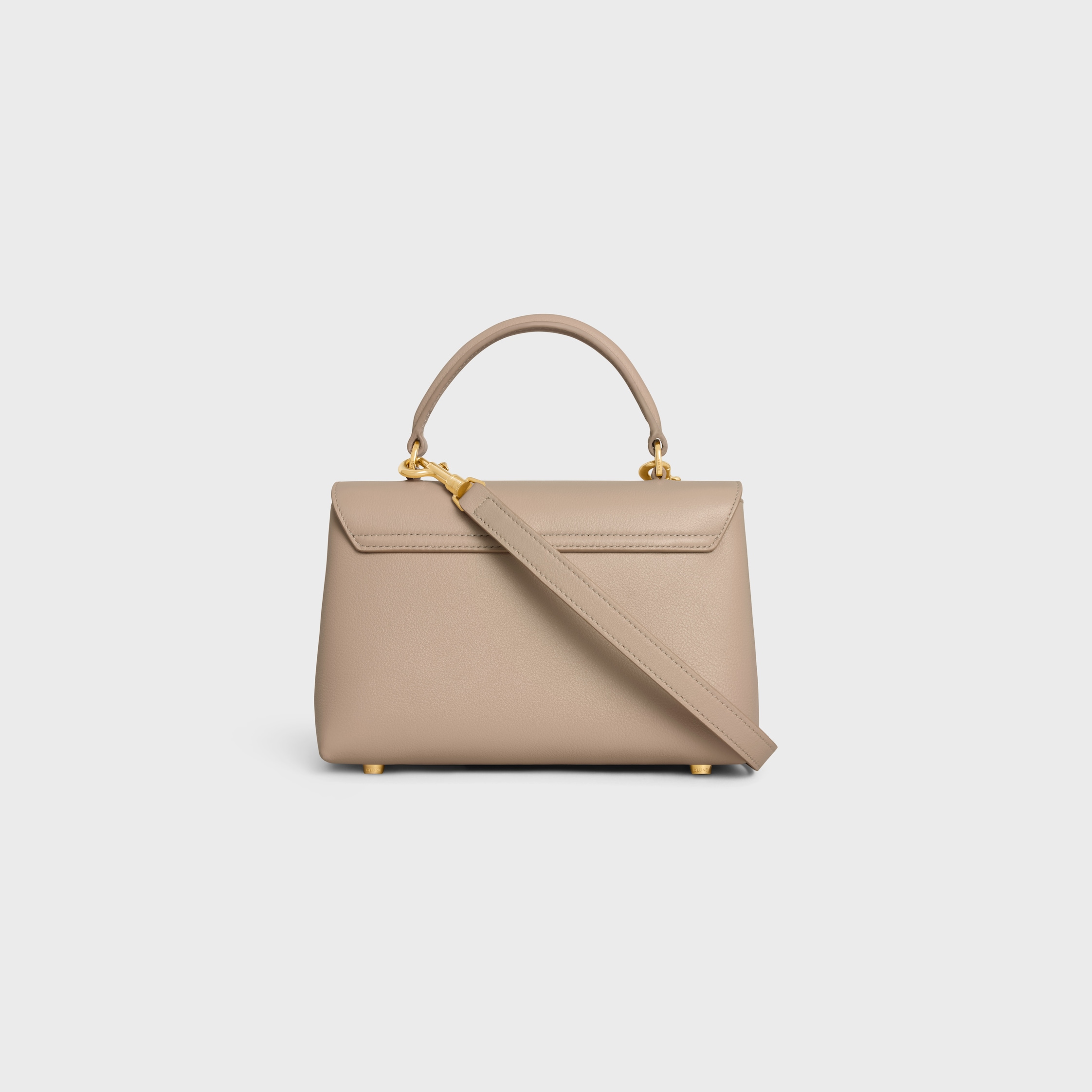 TEEN NINO BAG IN SUPPLE GRAINED CALFSKIN - SAFARI | CELINE