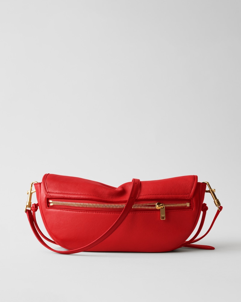 SOFT TRIOMPHE HALFMOON小号手袋 - 超红色 - 新品 - 1 | CELINE