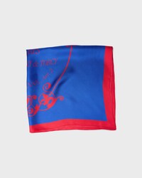 square IN BLASON COLBERT SILK TWILL - RED/BLUE -  - 2 | CELINE