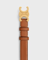 Triomphe Belt 25MM  IN Natural Calfskin - TAN -  - 2 | CELINE