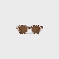 Triomphe Mini 01 sunglasses in Acetate - ZEBRA -  - 1 | CELINE