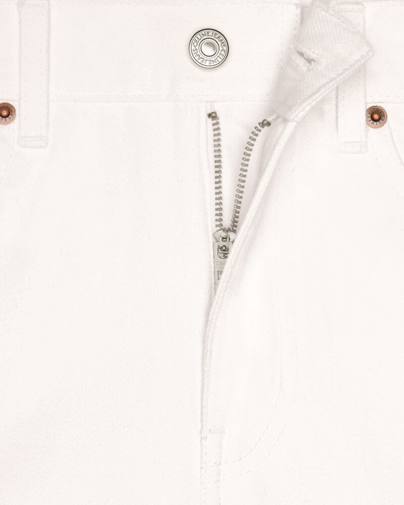 kitty jeans in optic white wash denim - OPTIC WHITE WASH -  - 1 | CELINE